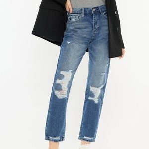 KanCan Kerrigan Ultra High Rise Mom Jeans